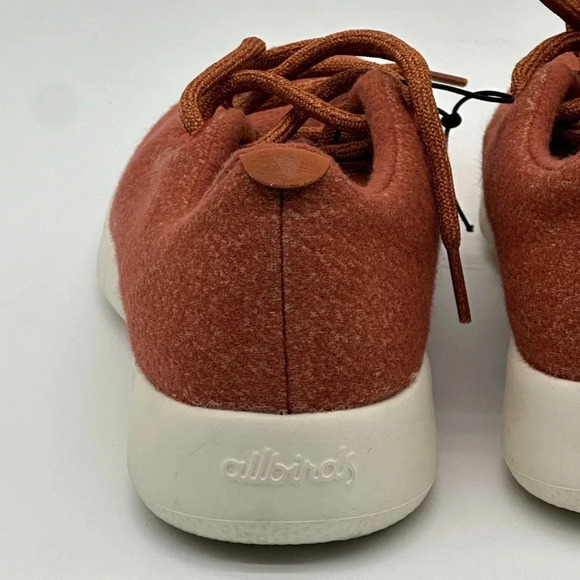 Allbirds Merino Wool Runners Diablo Orange Lace Tie‎ Sneakers  Size 9 main image 9